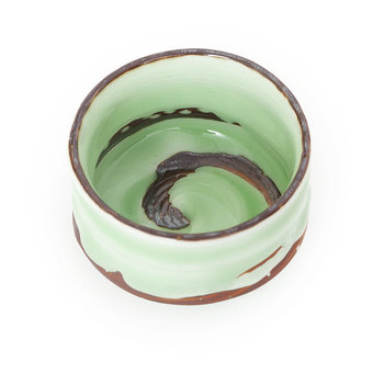 Чашка "Водоворот", зелёная, 90 мл